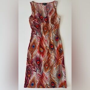 Y2K BCBG feather dress